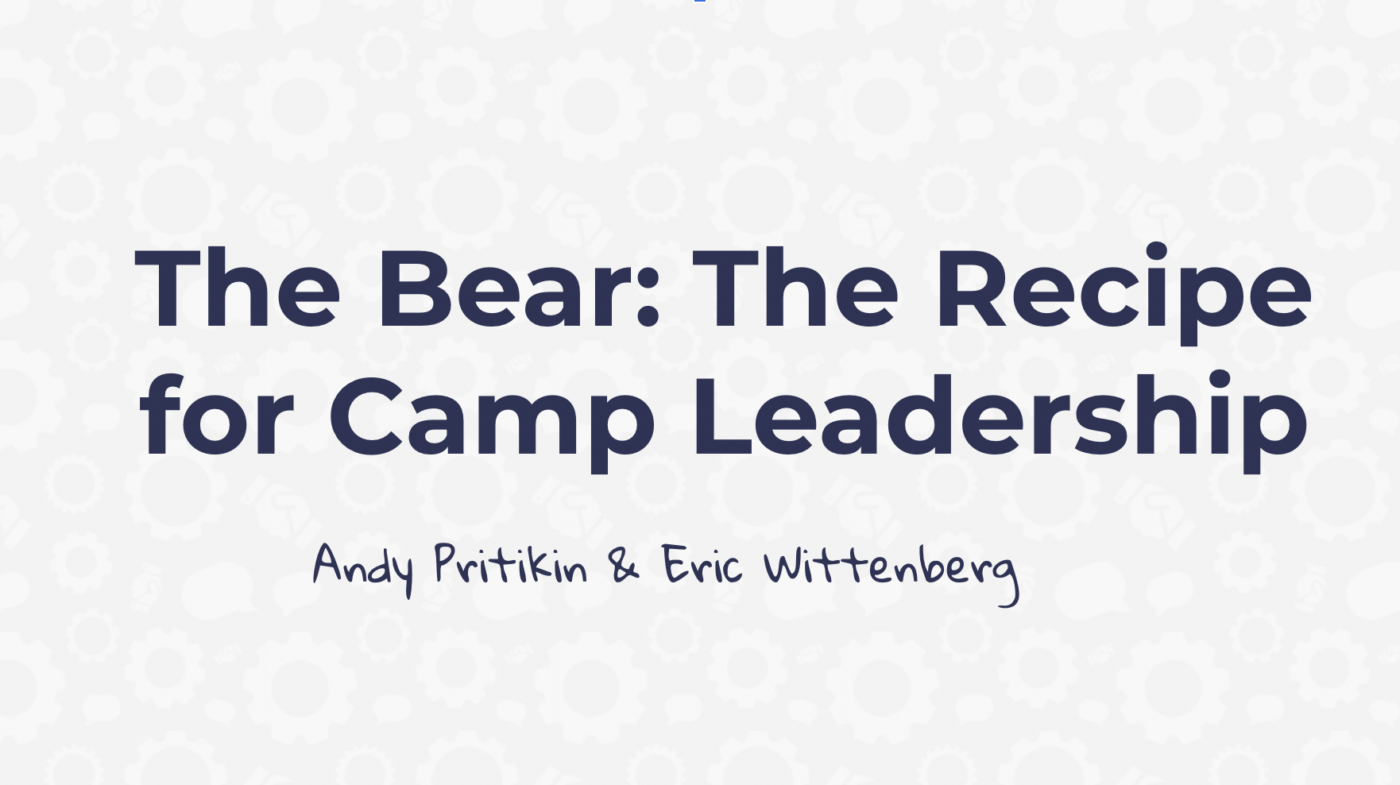 ACA Tri-State Camp Conference Marketing Session Consulting